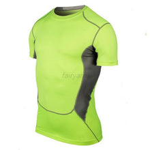 Load image into Gallery viewer, 6 Colors Men Compression Under Base Layer Gear Wear Shirt Tight Tops