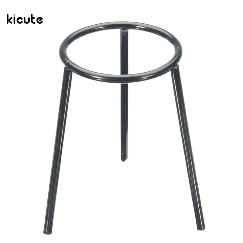 Lab Bunsen Burner Lab Tripod Cast Iron Support Stand Alcohol Lamp Tripod Laboratory School Educational Chemistry Equipment