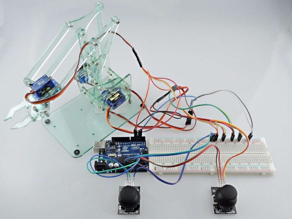 [Sintron] Mini Industrial Robotic Arm Kit + Servo UNO R3 for Arduino Starter