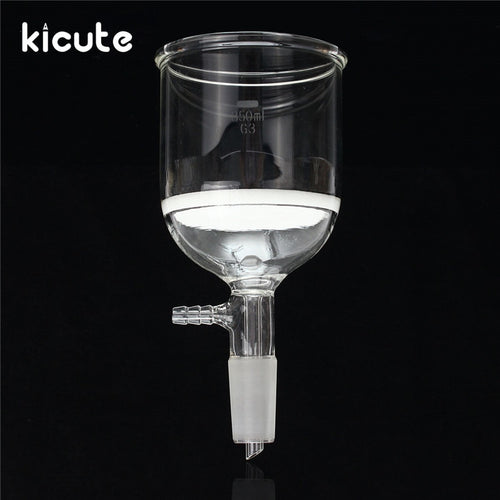 Kicute Best Promotion 350ml Filter Funnel Buchner 24/40 Joint Buchner Glass Funnel Lab Glassware Chemistry Supplies