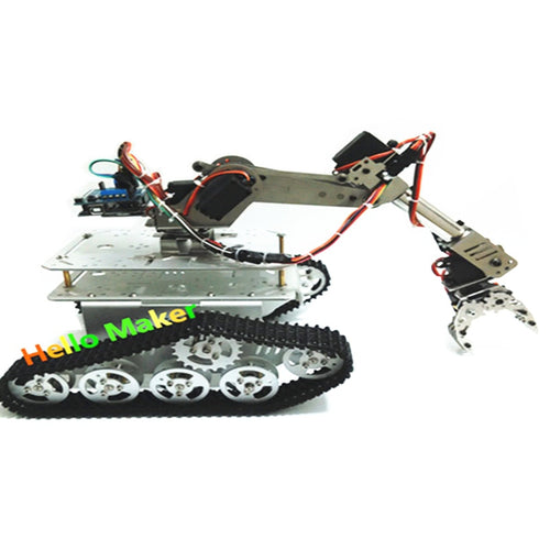 7 DOF robot arm Tank car aluminum chassis ABB industrial robot model electronic competition DIY robot