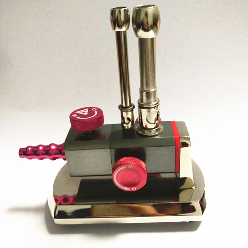 1Pc Micro Bunsen Burner Double Tube Rotatable Gas Propane Light Dental Lab Equipment