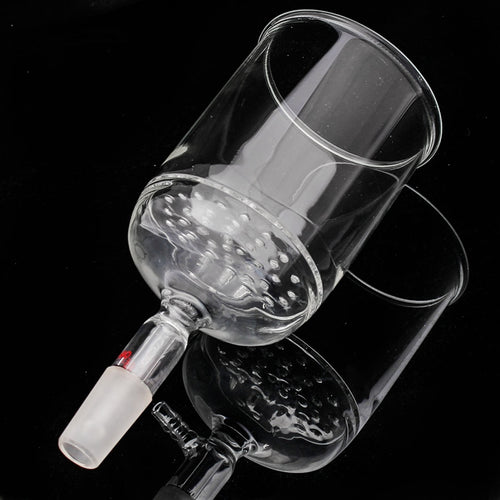 Kicute Overvalue Borosilicate 1000ml 24/40 Glass Funnel Buchner With 90 mm Pore Plate Lab Chemistry Supplies School Stationery