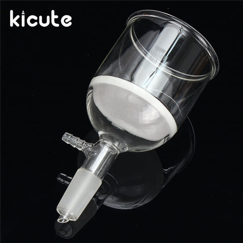 Kicute Brand New 350ml Filter Funnel Buchner 24/40 Joint Buchner Glass Funnel Lab Glassware Chemistry School Supplies