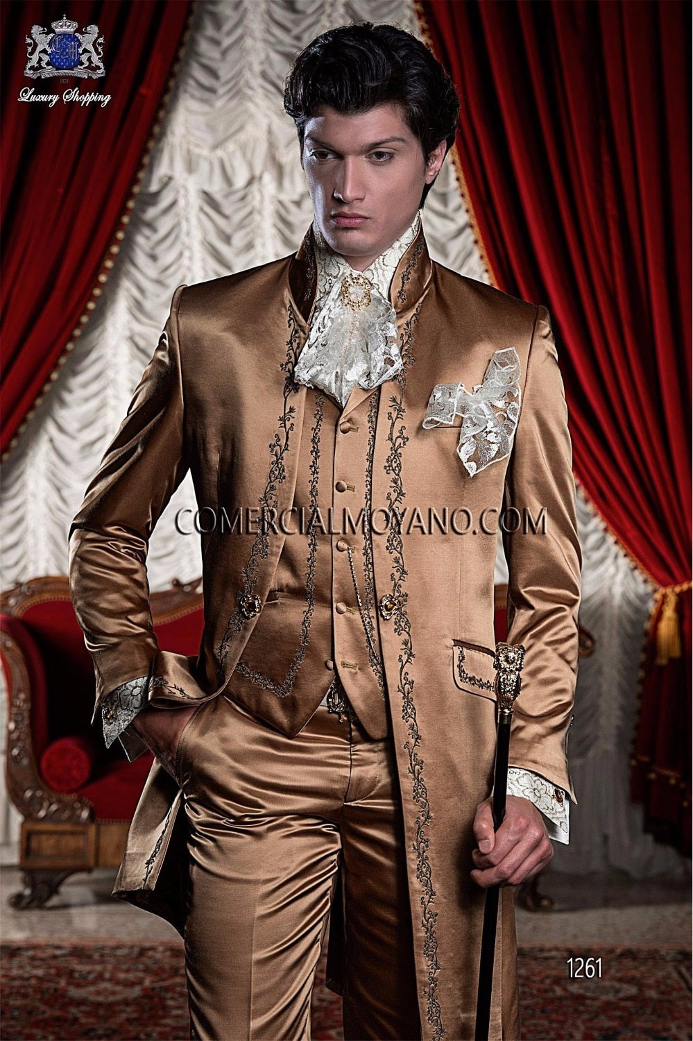 Latest Coat Pant Designs Italian Gold Embroidery Satin Men Suit Custom Suits Slim Fit 3 Piece Prom Dinner Tuxedo Terno Masculino