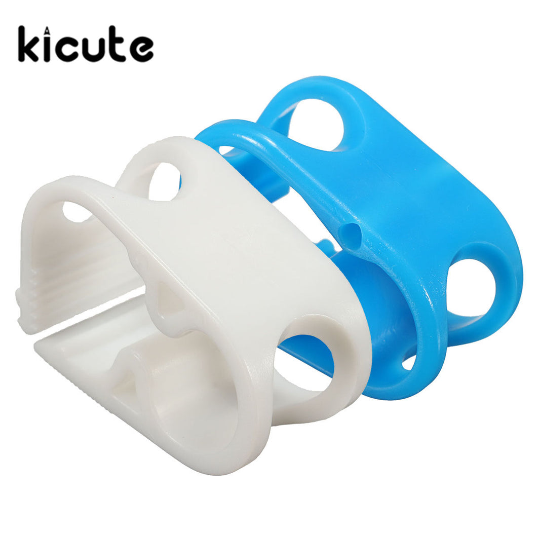 Kicute 5Pcs/Bag Plastic Laboratory Pinch Clamp Chemistry Flow Control Valve For Test Tube/Pipe Holder Office Lab Supplies
