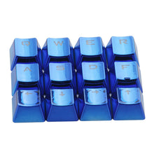 Load image into Gallery viewer, Mechanical Keyboard Caps PBT Plating Electroplate 12Pcs Keycap For Game Machine