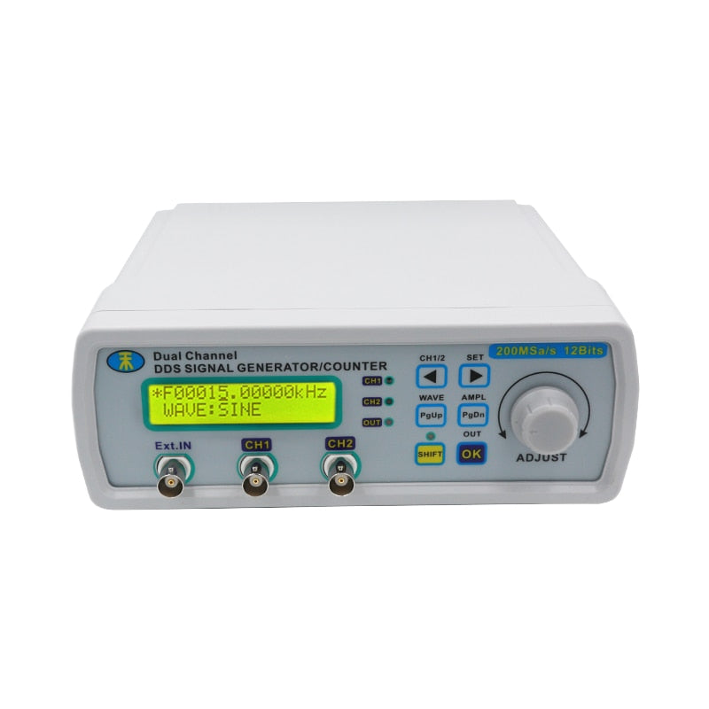 MHS-5200A Digital DDS Dual-channel Signal Source Generator Arbitrary Waveform Frequency Meter 25MHz for laboratory teaching 20%