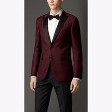 Load image into Gallery viewer, New gold satin Groom Tuxedo 2017 men Suit Custom Made Groomsman Mens Wedding Prom Suits Bridegroom terno masculino Jacket+Pants)