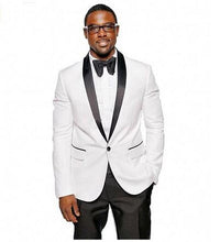 Load image into Gallery viewer, New gold satin Groom Tuxedo 2017 men Suit Custom Made Groomsman Mens Wedding Prom Suits Bridegroom terno masculino Jacket+Pants)