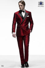 Load image into Gallery viewer, High Quality One Button Gold Groom Tuxedos Groomsmen Mens Wedding Suits Prom Bridegroom (Jacket+Pants+Girdle+Tie) NO:1007