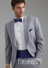 Load image into Gallery viewer, New Arrival One Button Gold Satin Groom Tuxedos Groomsmen Mens Wedding Suits Prom Bridegroom (Jacket+Pants+Girdle+Tie) NO:363