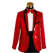 Load image into Gallery viewer, High Quality One Button Gold Groom Tuxedos Groomsmen Mens Wedding Suits Prom Bridegroom (Jacket+Pants+Tie) NO:1089