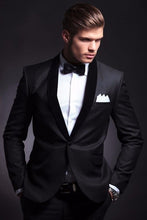 Load image into Gallery viewer, High Quality One Button Gold Groom Tuxedos Groomsmen Mens Wedding Suits Prom Bridegroom (Jacket+Pants+Tie) NO:1089