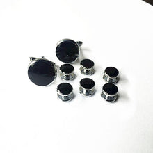 Load image into Gallery viewer, XDS03 Gold Color Classic Cufflinks Tuxedo Studs Set for Men