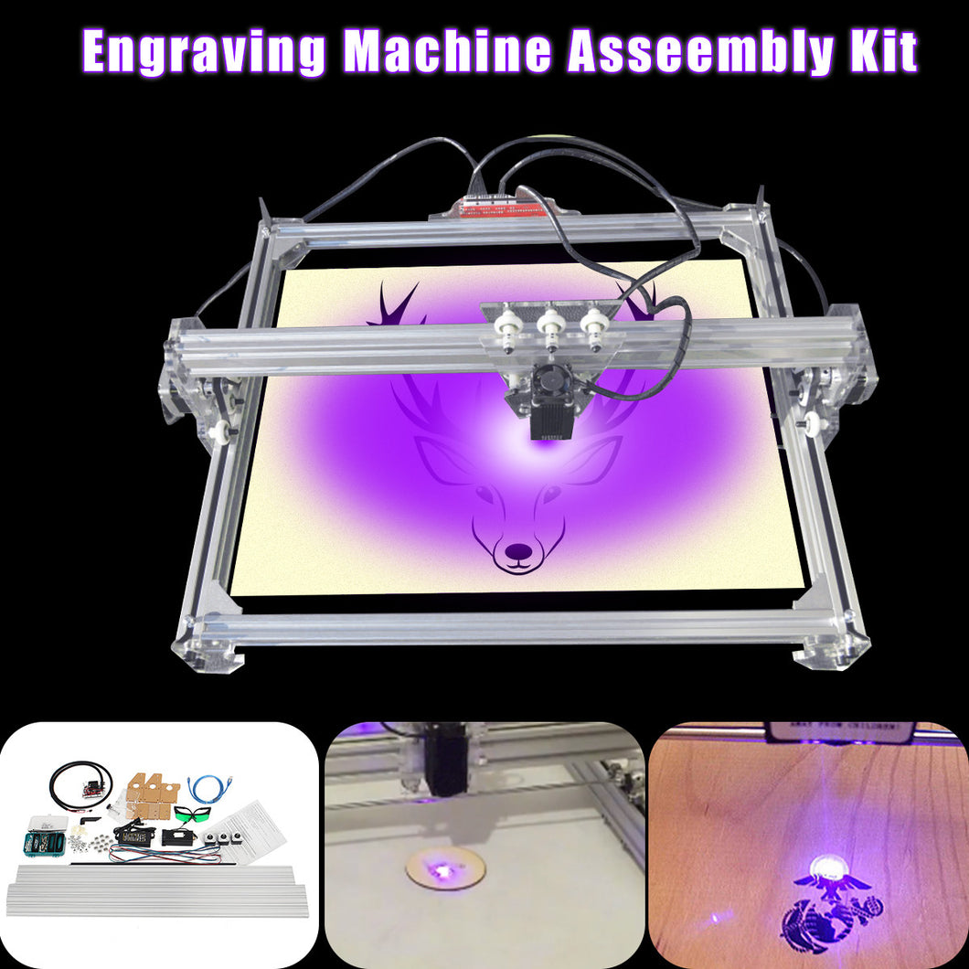 5500mW 100*100cm DIY Laser Engraving Marking Machine Logo Printer Engraver