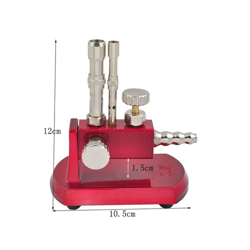 Dental Micro Bunsen Burner Rotatable Gas Propane Light Lab Equipment Denshine