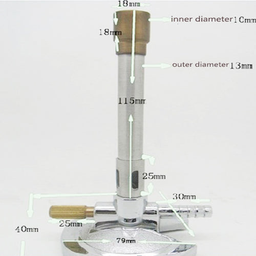 New Dental Laboratory Dentist Natural Gas Light Bunsen Burner For Lab Wax Department