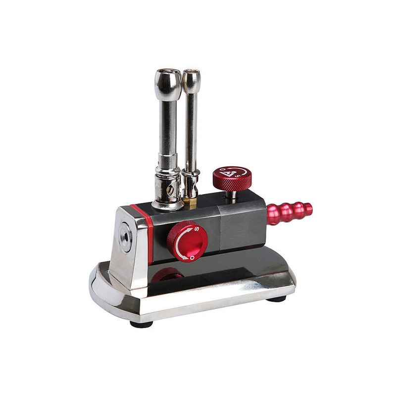 1Pc Micro Bunsen Burner Double Tube Rotatable Gas Propane Light Dental Lab Equipment