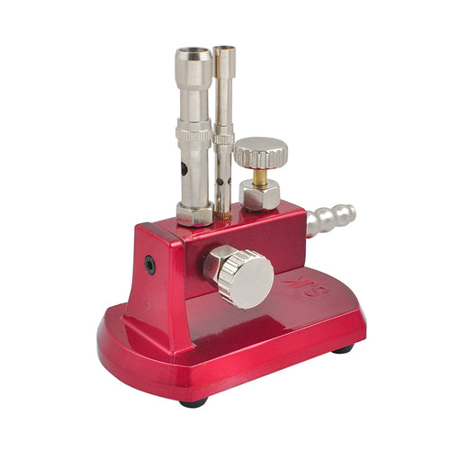 Burner Double Tube Rotatable Gas Propane Light Dental Lab Equipment Bunsen Burner