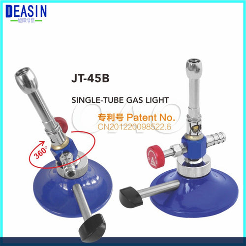 Free shipping 360 degree rotation  Single Tube Dental Gas Light Bunsen Burner Rotatable  Alone Duct Gas Lights for  Laboratory