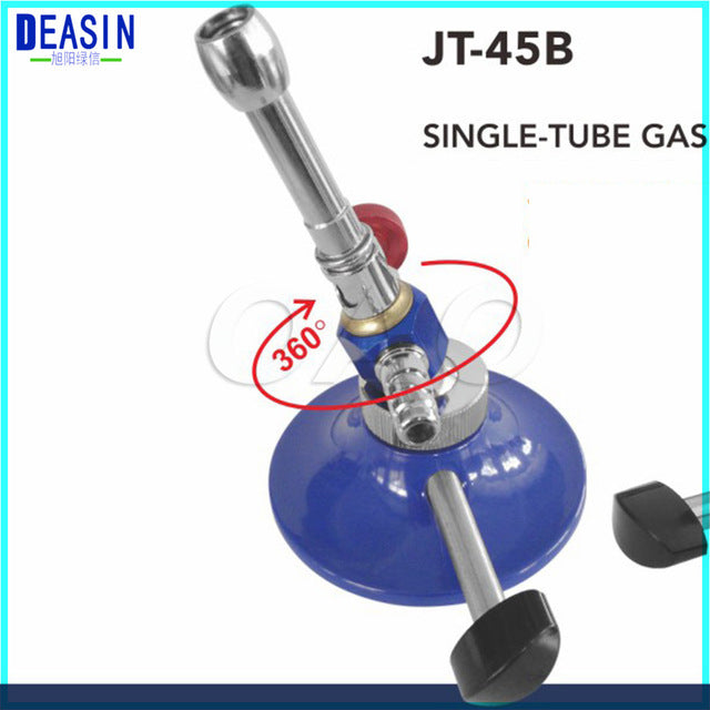 Free shipping 360 degree rotation  Single Tube Dental Gas Light Bunsen Burner Rotatable  Alone Duct Gas Lights for  Laboratory