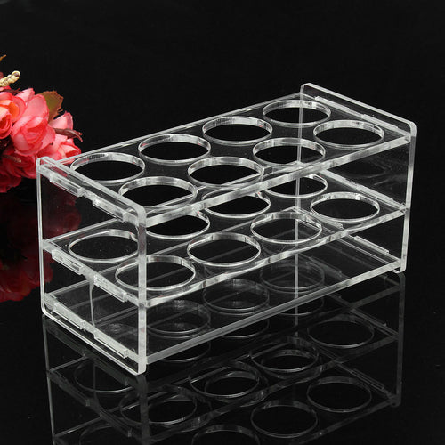 Testing Test Tube Rack Holder Storage Stand Plastic Lab Supplies 8 Holes 50ml
