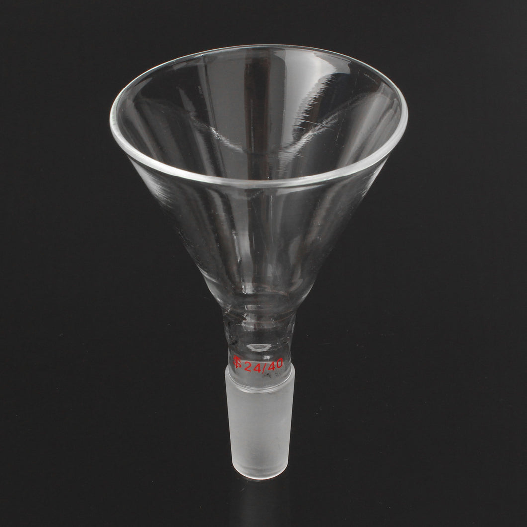 90mm 100ml 24/40 Glass Powder Funnel Lab Chemistry Laboratory Glassware New