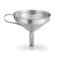 Load image into Gallery viewer, Fashion stainless steel mesh With Detachable Strainer Large Wide Mouth Funnel Water Liquid Lab Car Kitchen Tool