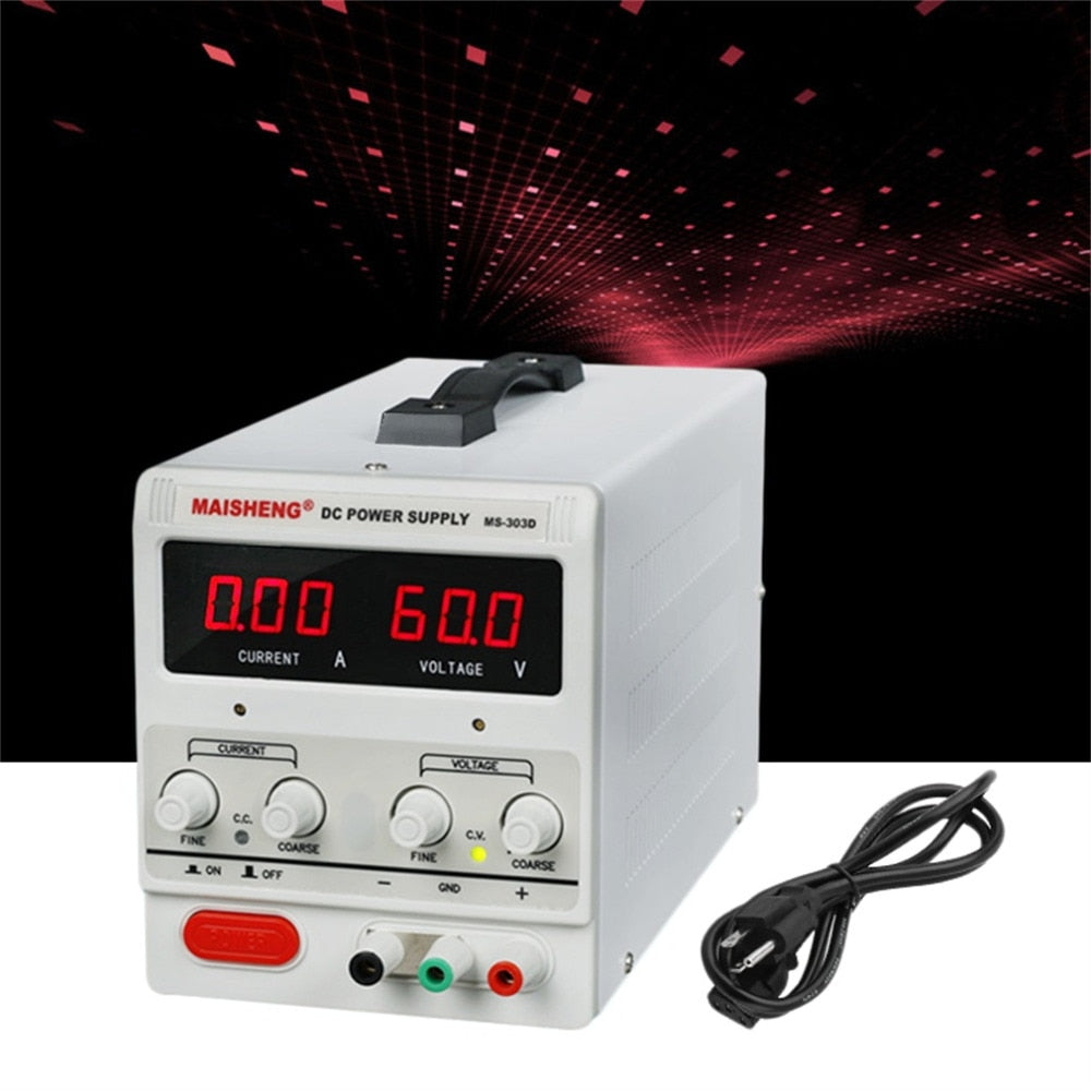 Adjustable DC 30V 5A Dual Digital Variable Precision Lab Grade White DC Power Supply Hot Selling