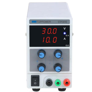 0-30V 0-10A Laboratory DC Power Supply Stabilizer with 3 Digital Display Variable Adjustable Lab Grade Mode AU Plug
