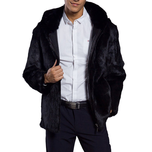 Thick Warm Mens Faux Fur Coat Plus Size Fluffy Fleece Jacket 2017 Winter Autumn Male Luxury Long Coat 3XL Chaquetones Hombre