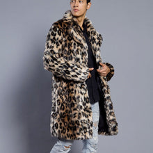 Load image into Gallery viewer, Sunfree Hot Selling Men Fashion Leopard Overcoat Handsome Men Worth Having Heren Winter Jassen Giacca Uomo Alfa Romeo 3L60