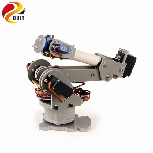 Official DOIT 6DOF Controlled 6-axis Parallel-mechanism Laser Cut Acrylic Robot Arm PalletPack Industrial Robot Arm