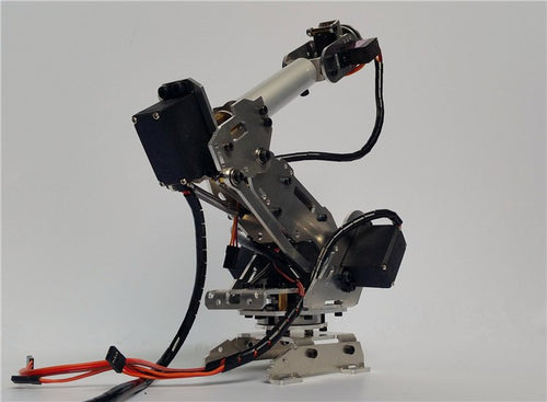 Industrial Robot R768 Mechanical Arm 100% Alloy Manipulator 6-Axis Robot arm Rack with 6 Servos