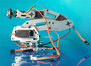 Industrial Robot 688 Mechanical Arm 100% Alloy Manipulator 6-Axis Robot arm Rack with 6 Servos