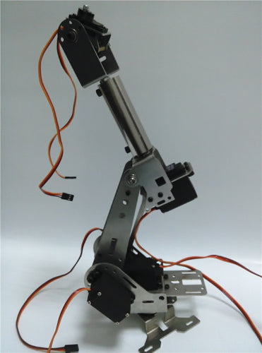 Hello Maker H675 Industrial Robot Mechanical Arm 100% Alloy Six degrees of freedom Robot Arm Rack with 6 Servos