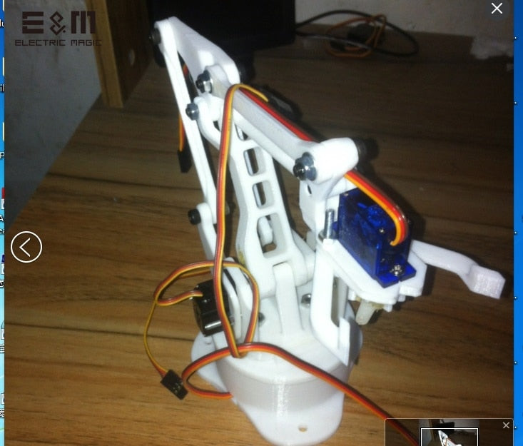 3D Printing ABB IRB460 Industrial Robot Five 5 Shaft  Stacking Robot Manipulator Arm Hand Model CNC Five 5 Degrees Freedom