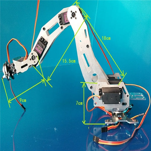 6 DOF robot arm six-axis Manipulators industrial robot model robot without controller MG996R