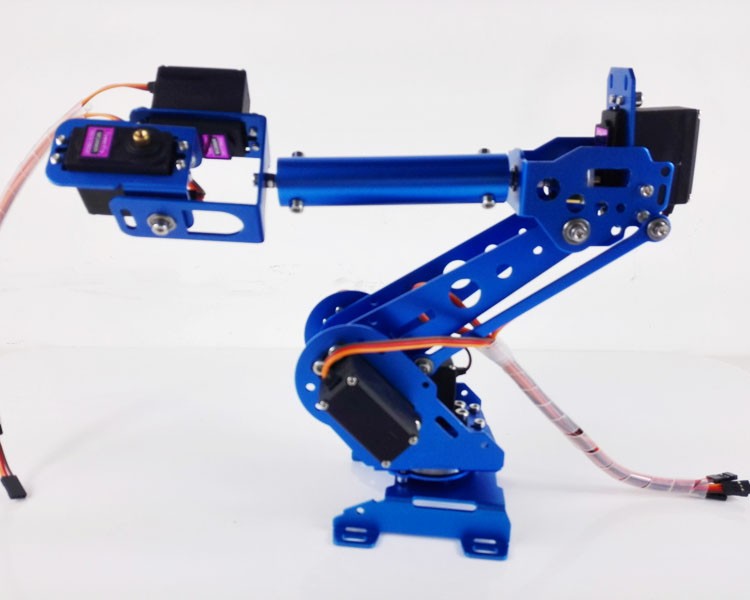 2018 new 6 Axis Robot Arm Mechanical Robot Arm ABB Industrial Robot Arm Free Manipulator w/ MG996R Servos
